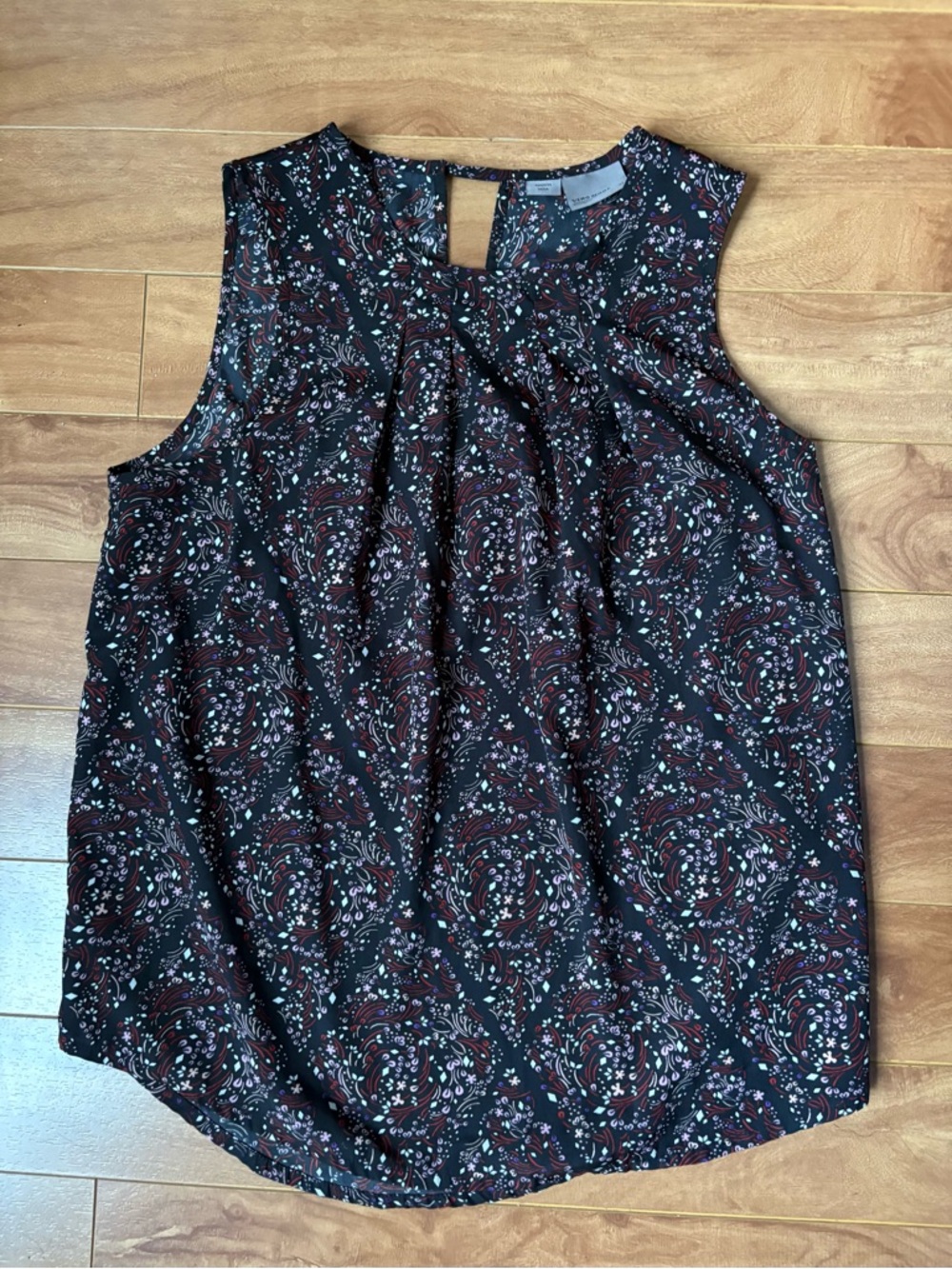 Vero Moda Black Paisley Print Sleeveless Tank Top